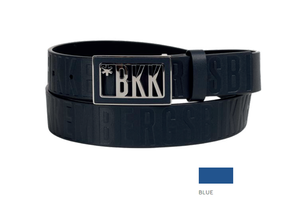 Oiritaly Cintura Uomo Bikkembergs BKCU00174M110 BLUE Pelle